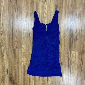 Vintage early 2000s royal blue dress